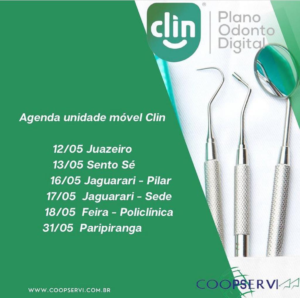 Agenda de atendimento unidade móvel – Clin Odontológico