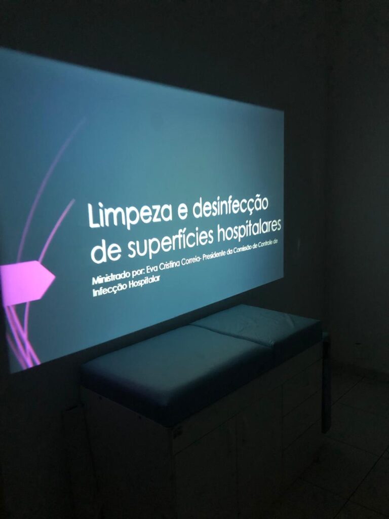 Curso de Limpeza e Desinfecção Hospitalar – Sala de Estabilização – Distrito de Pilar, Jaguarari – BA